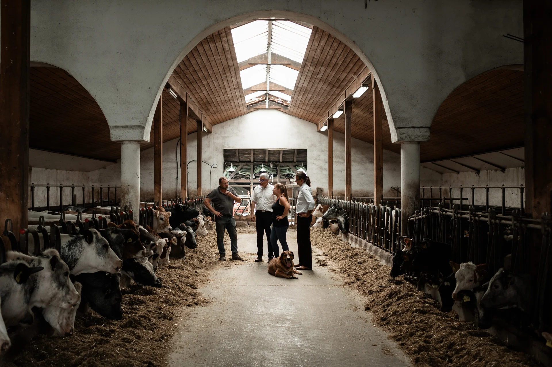 Beratungsgespräch auf dem Hof — Generationenberatung